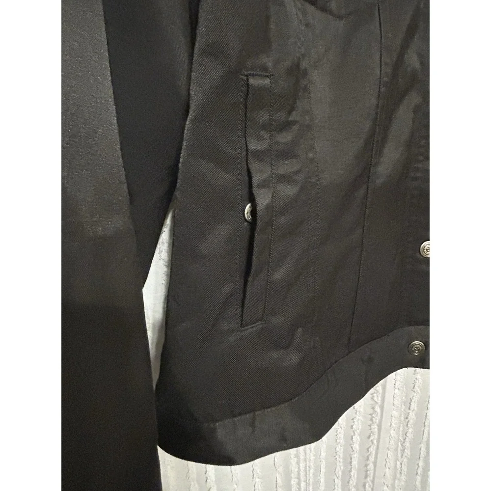 Harley Davidson 6 Snap‎ Button Riding Jacket Women's Size XLarge Black